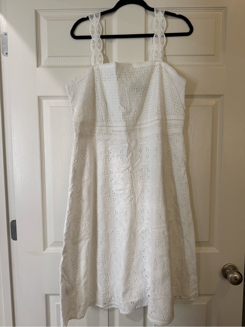 New Ann Taylor White Eyelet Dress size 14